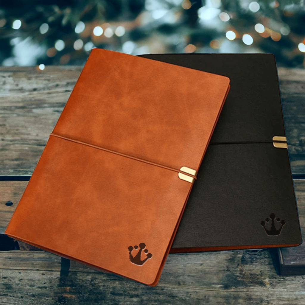 Custom Leather Portfolio A5/ B5, Leather 6 Ring Binder, Leather Notebook, Gift (Brown/ Black/ Orange/ Red/ Navy Blue/ Sky Blue/ Gray)