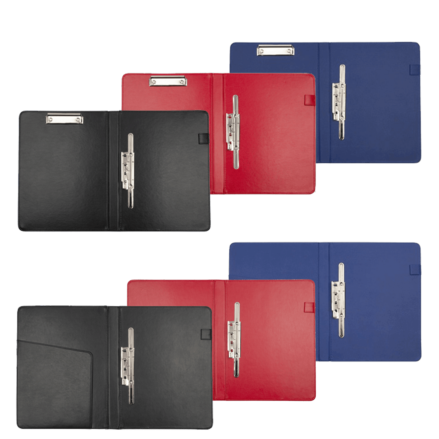 Custom Vegan Leather 3 Ring Binder with Clipboard, Letter Size/A4 Planner, Folder with Pen Holder, Office Gift