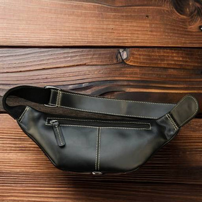 Custom Genuine Leather Fanny Pack, Leather Travel Organiser, Toiletry Bag, Sling Bag, Leather Bum Bag, Leather Hip Bag