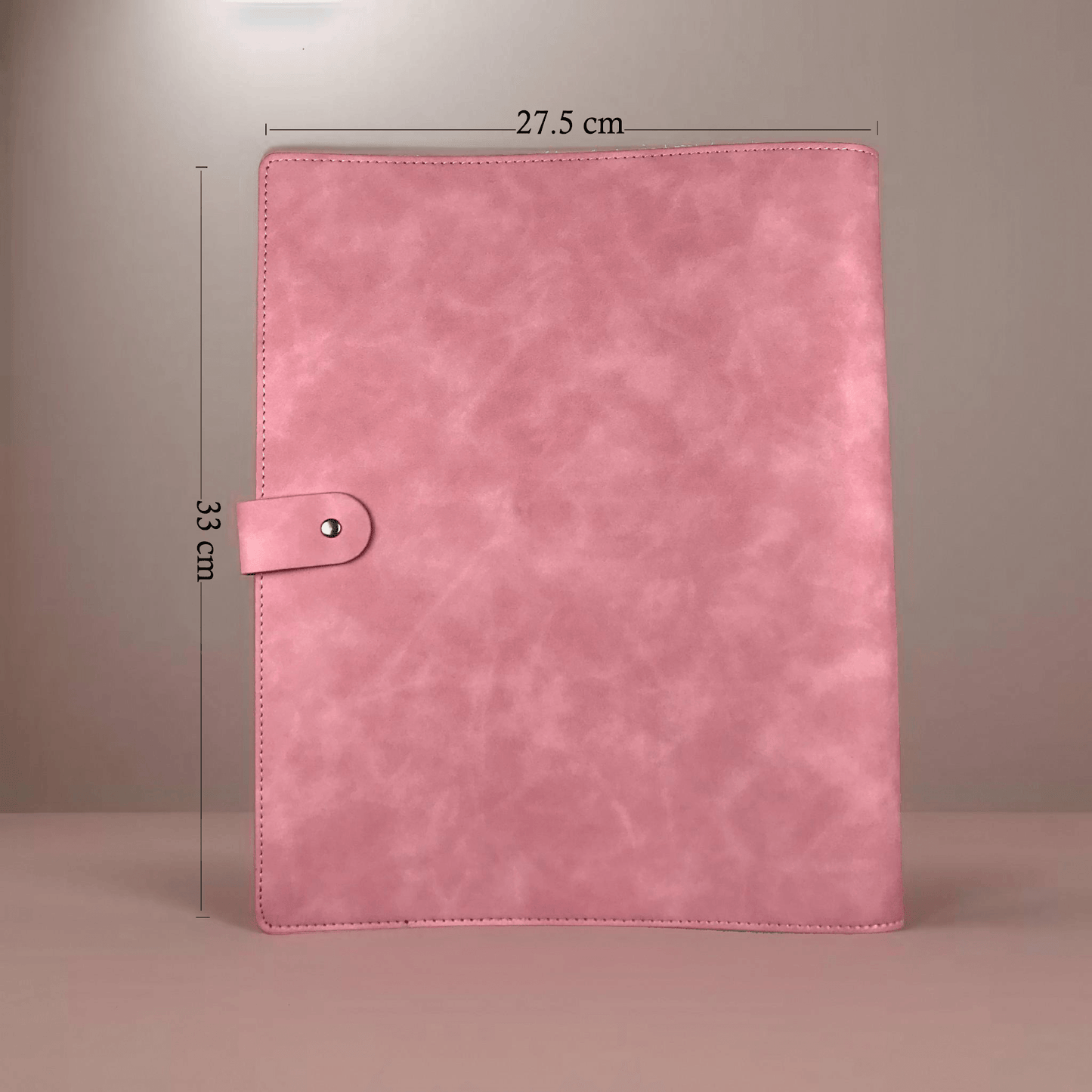 Custom Leather 4 Ring Binder with Clipboard, Baby Birth Record Book, Pregnancy Planner, Folder with Button Fastener, Best Gift for Her