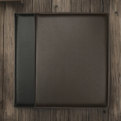 Vegan Leather A4 Portfolio with 2 Clipboard, Custom Letter Size/A4 Planner, Clipboard Folder, Office Gift